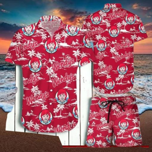 Wendy’s Tropical Flower Aloha Hawaiian Shirt, Short Unique Gift