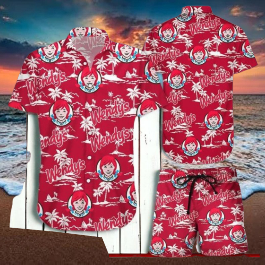 Wendy’s Tropical Flower Aloha Hawaiian Shirt, Short Unique Gift Wendy’s Tropical Flower Aloha Hawaiian Shirt, Short Unique Gift