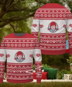 Wendy’s Ugly Christmas Sweater, Xmas Gift Ideas For Fans 1 Wendy’s Ugly Christmas Sweater, Xmas Gift Ideas For Fans