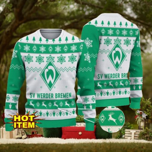 Werder Bremen Bundesliga Fans Football 3D Ugly Christmas Sweater Christmas Gift