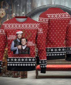 We’re Here To F Sh Up Merry Xmas Ugly Christmas Sweater Gift For Holiday Step Brothers