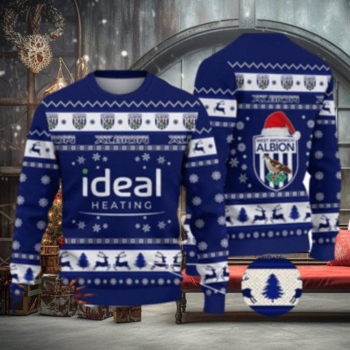 West Bromwich Albion F.C 3D Ugly Christmas Sweater For Men And Women Sport Fans