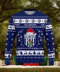 West Bromwich Albion F.C Luau Efl Logo Team Ugly Christmas Sweater For Fans Gift Unisex Sweatshirt