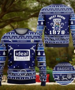 West Bromwich Albion Fc The Baggies Ugly Christmas Sweater