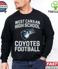West Canaan High School Coyotes Football T Shirt 2 West Canaan High School Coyotes Football T Shirt
