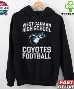 West Canaan High School Coyotes Football T Shirt 3 West Canaan High School Coyotes Football T Shirt