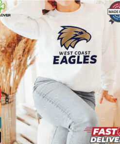 West Coast Eagles basketball logo shirt