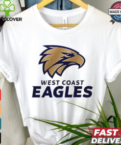 West Coast Eagles basketball logo shirt