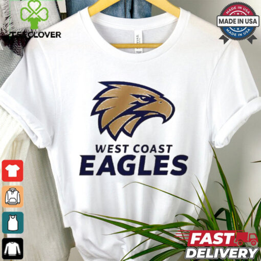 West Coast Eagles basketball logo shirt