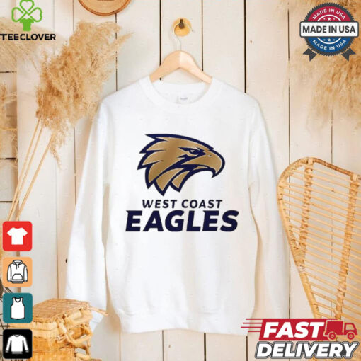 West Coast Eagles basketball logo shirt