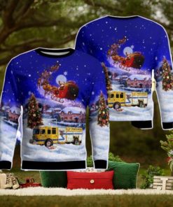 West Elmira Fire Department AOP Ugly Sweater Gift For Christmas