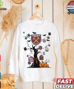 West Ham F.C. Halloween Hanging Tree Spooky T Shirt 1 West Ham F.C. Halloween Hanging Tree Spooky T Shirt