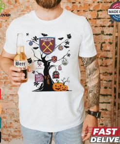 West Ham F.C. Halloween Hanging Tree Spooky T Shirt 2 West Ham F.C. Halloween Hanging Tree Spooky T Shirt