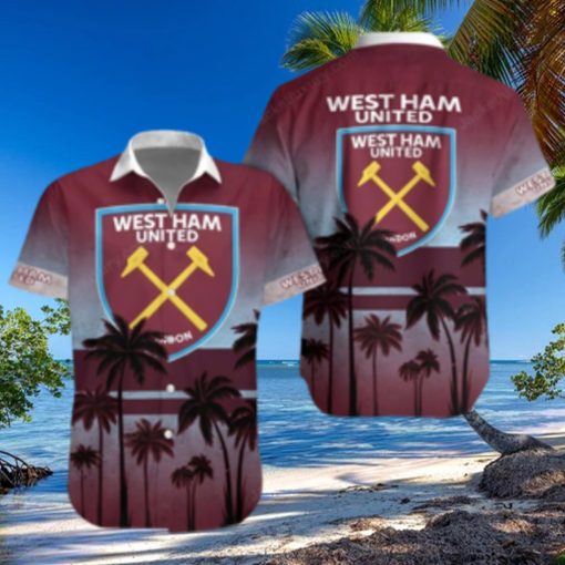 West Ham United FC Summer Beach Shirt and Shorts Full Over Print