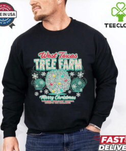 West Texas tree farm Merry Christmas where Holiday cheer keeps on rollin’ shirt
