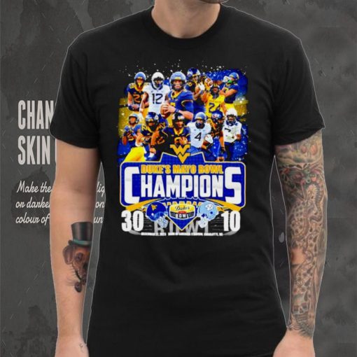 West Virginia Football 2023 Duke’s Mayo Bowl Champions Victory North Carolina 30 10 Shirt