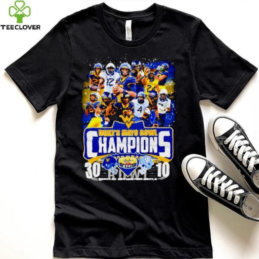 West Virginia Football 2023 Duke’s Mayo Bowl Champions Victory North Carolina 30 10 Shirt