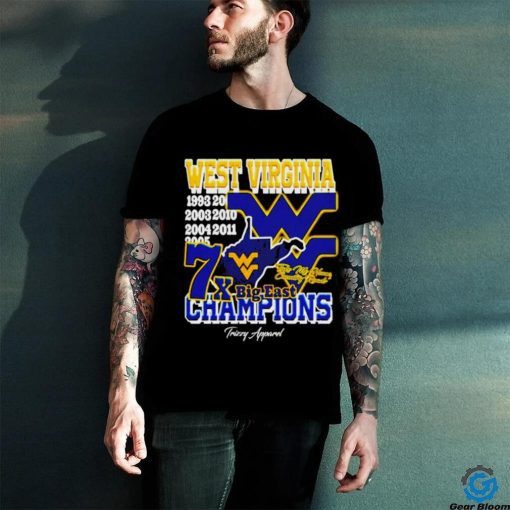 West Virginia Football 7x big east champions take me home country roads graphic hoodie, sweater, longsleeve, shirt v-neck, t-shirt