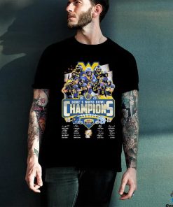 West Virginia Mountaineers 2023 Duke’s Mayo Bowl Champions 30 10 Unc Signatures Shirt