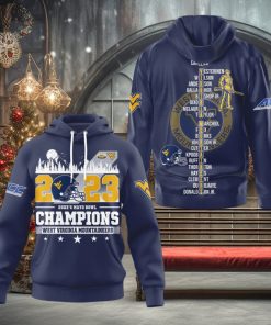 West Virginia Mountaineers 2023 Duke’s Mayo Bowl Champions Hoodie T Shirt