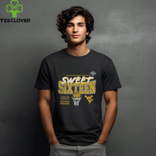 West Virginia Mountaineers 2024 NCAA Women_s Basketball Tournament March Madness Sweet 16 Fast Break T Shirt