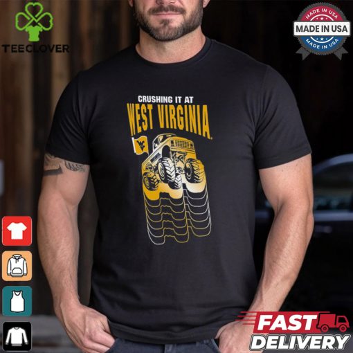 West Virginia Mountaineers Colosseum Toddler Crushing It T Shirt