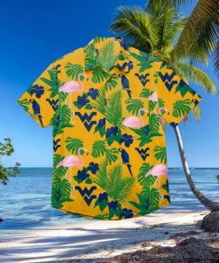 West Virginia Mountaineers Floral Hawaiian Shirt