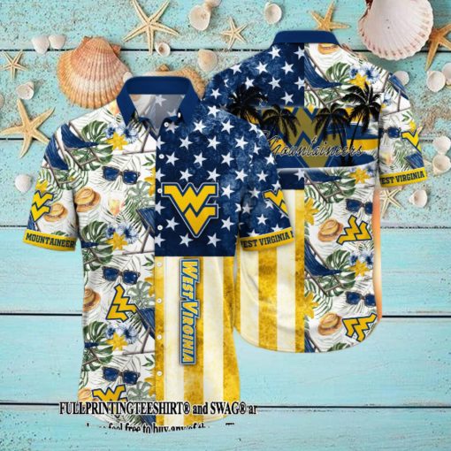 West Virginia Mountaineers NCAA Flower For Fans Full Printed Hawaii Shirt And Thoodie, sweater, longsleeve, shirt v-neck, t-shirt