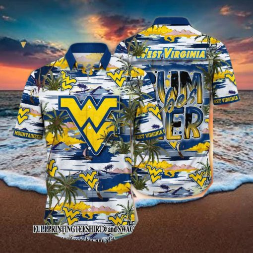 West Virginia Mountaineers NCAA Flower For Sport Fans All Over Printed Hawaii Shirt And Thoodie, sweater, longsleeve, shirt v-neck, t-shirt