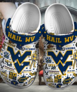 West Virginia Mountaineers NCAA Sport Crocs Crocband Clogs Shoes Comfortable For Men Women and Kids – Footwearelite Exclusive