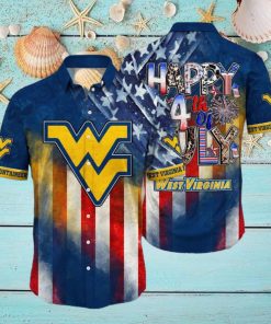 West Virginia Mountaineers NCAA2 Independence Day Holidays Hawaiian Shirt For Men Women Gift