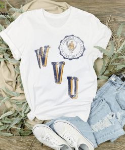 West Virginia Mountaineers Pressbox Shoreline Sundown Pullover Sweatshirt White