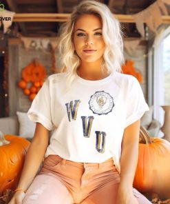 West Virginia Mountaineers Pressbox Shoreline Sundown Pullover Sweatshirt White