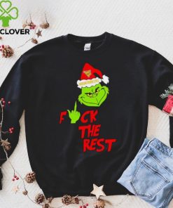 West Virginia Mountaineers Santa Grinch fuck the rest hoodie, sweater, longsleeve, shirt v-neck, t-shirt