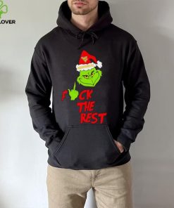 West Virginia Mountaineers Santa Grinch fuck the rest hoodie, sweater, longsleeve, shirt v-neck, t-shirt