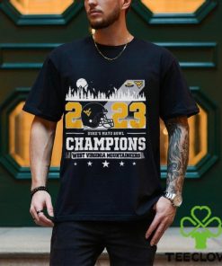 West Virginia Mountaineers Skyline 2023 Duke’s Mayo Bowl Champions Shirt