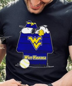 West Virginia Mountaineers Snoopy And Woodstock The Peanuts Baseball shirt