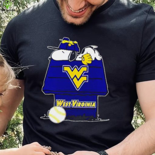 West Virginia Mountaineers Snoopy And Woodstock The Peanuts Baseball hoodie, sweater, longsleeve, shirt v-neck, t-shirt