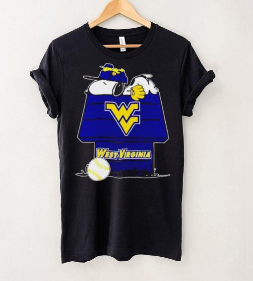 West Virginia Mountaineers Snoopy And Woodstock The Peanuts Baseball hoodie, sweater, longsleeve, shirt v-neck, t-shirt