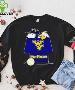 West Virginia Mountaineers Snoopy And Woodstock The Peanuts Baseball hoodie, sweater, longsleeve, shirt v-neck, t-shirt