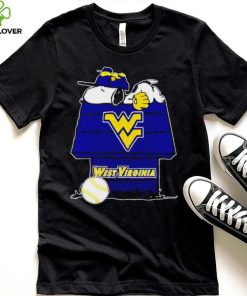 West Virginia Mountaineers Snoopy And Woodstock The Peanuts Baseball hoodie, sweater, longsleeve, shirt v-neck, t-shirt