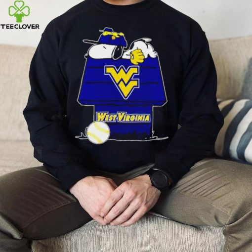 West Virginia Mountaineers Snoopy And Woodstock The Peanuts Baseball hoodie, sweater, longsleeve, shirt v-neck, t-shirt