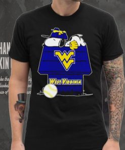 West Virginia Mountaineers Snoopy And Woodstock The Peanuts Baseball hoodie, sweater, longsleeve, shirt v-neck, t-shirt