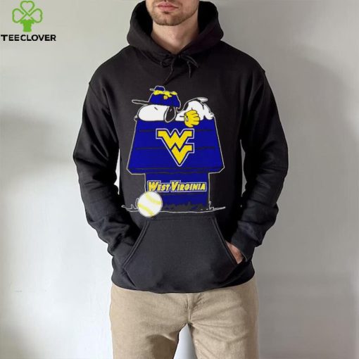 West Virginia Mountaineers Snoopy And Woodstock The Peanuts Baseball hoodie, sweater, longsleeve, shirt v-neck, t-shirt