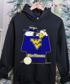 West Virginia Mountaineers Snoopy And Woodstock The Peanuts Baseball hoodie, sweater, longsleeve, shirt v-neck, t-shirt