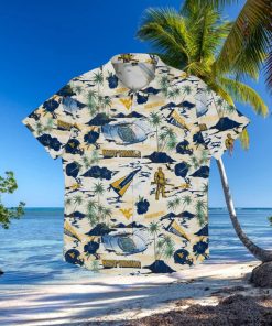 West Virginia Mountaineers Thematic Stadium Print Hawaiian Shirt