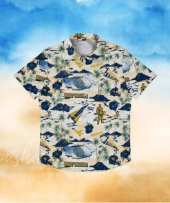 West Virginia Mountaineers Thematic Stadium Print Hawaiian Shirt