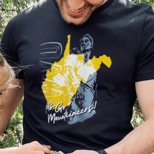West Virginia Mountaineers Unisex Hyper Local Two Tone Mascot State T Shirt