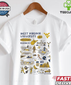 West Virginia Mountaineers Vive La Fete Infant Impressions artwork shirt