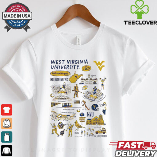 West Virginia Mountaineers Vive La Fete Infant Impressions artwork shirt